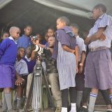 Clement teaching photography, Clement Kiragu