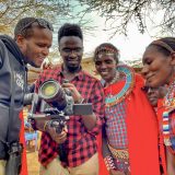 Clement teaching photography, Clement Kiragu, film