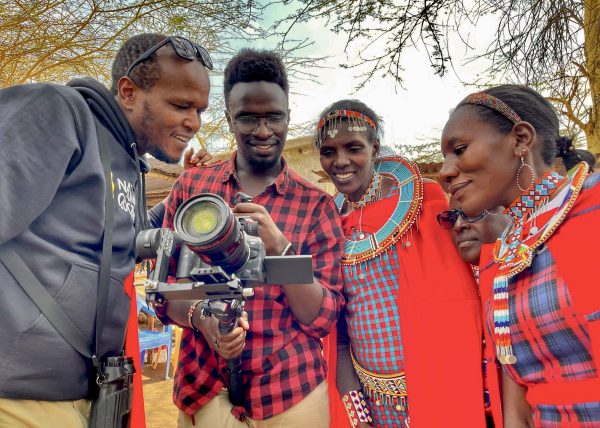 Clement teaching photography, Clement Kiragu, film