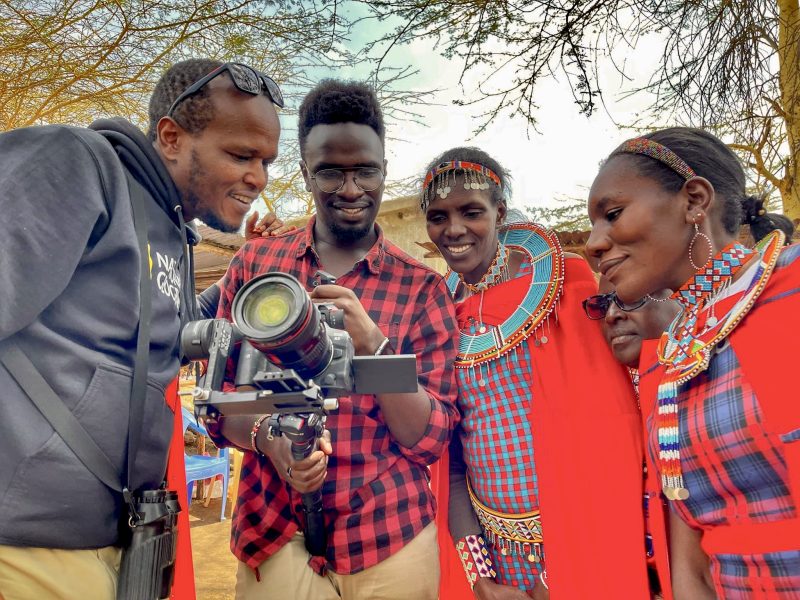 Clement teaching photography, Clement Kiragu, film